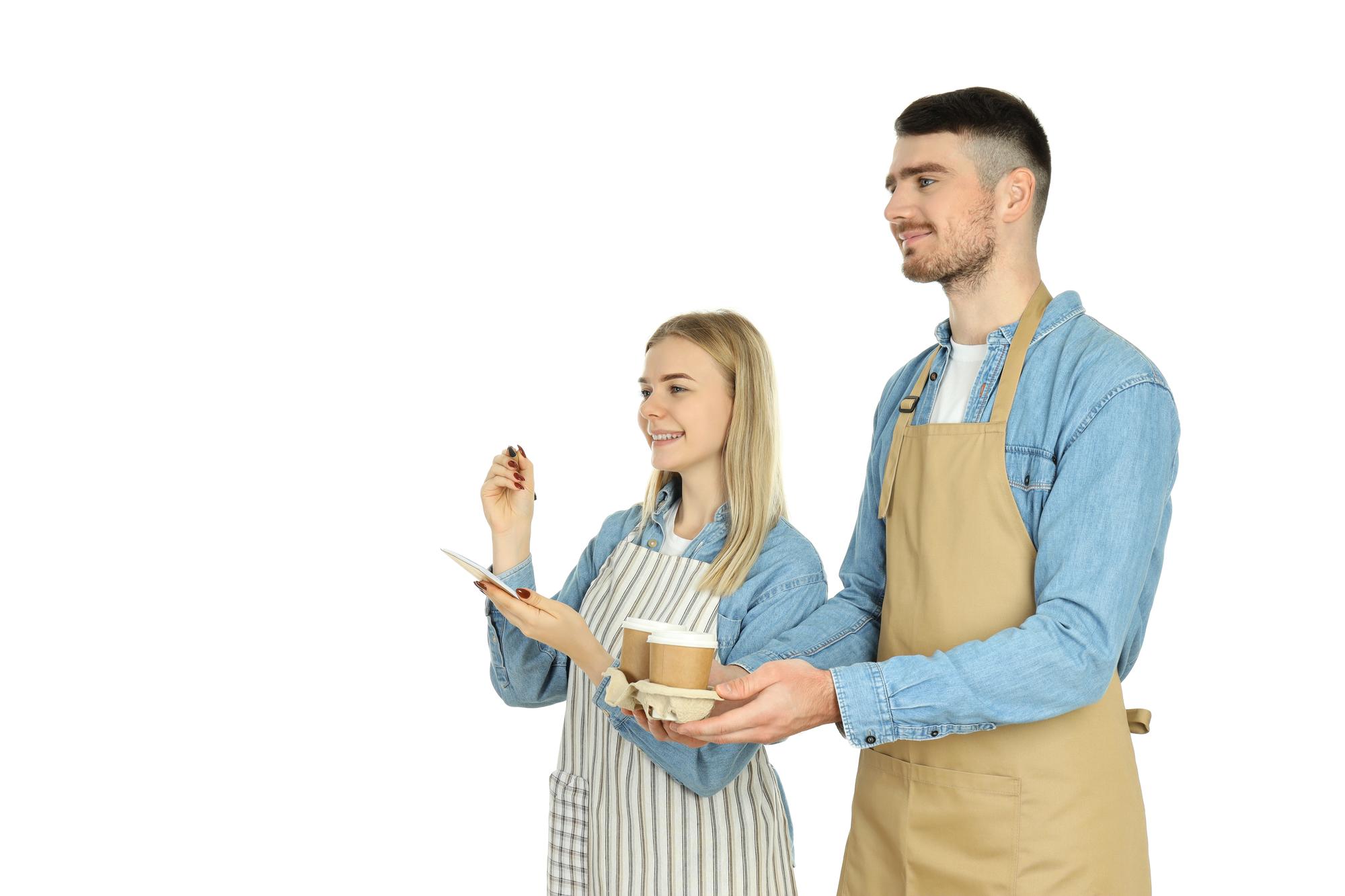 Team teaching small group in test kitchen
